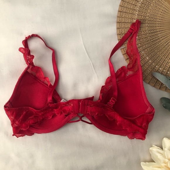 Victoria’s Secret Very Sexy Dream Angels Floral Lace Unlined Plunge Bra - Picture 2 of 4